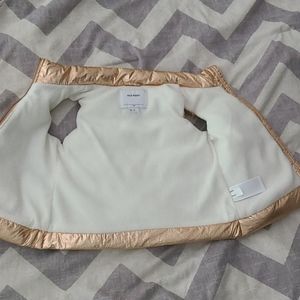 Metallic bubble kids vest